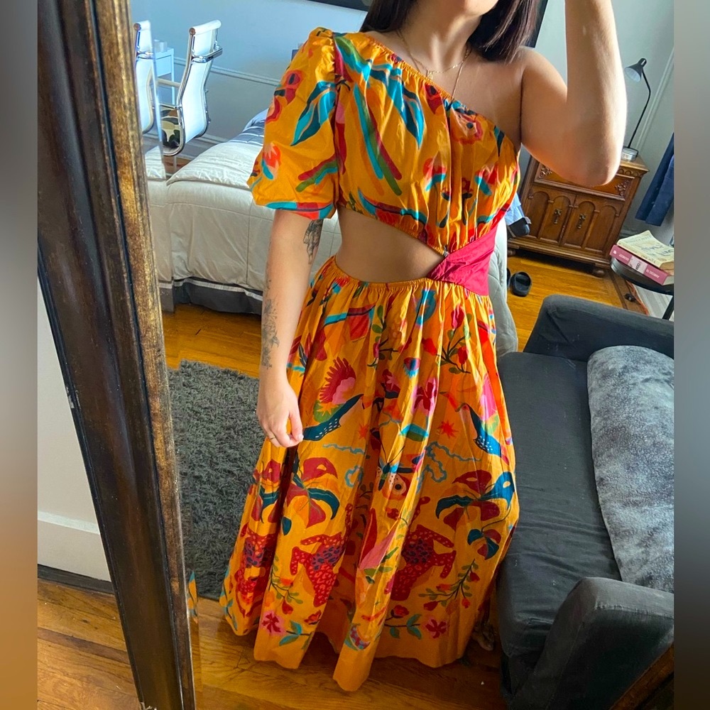 FARM Rio - Bird Maxi dress - size S